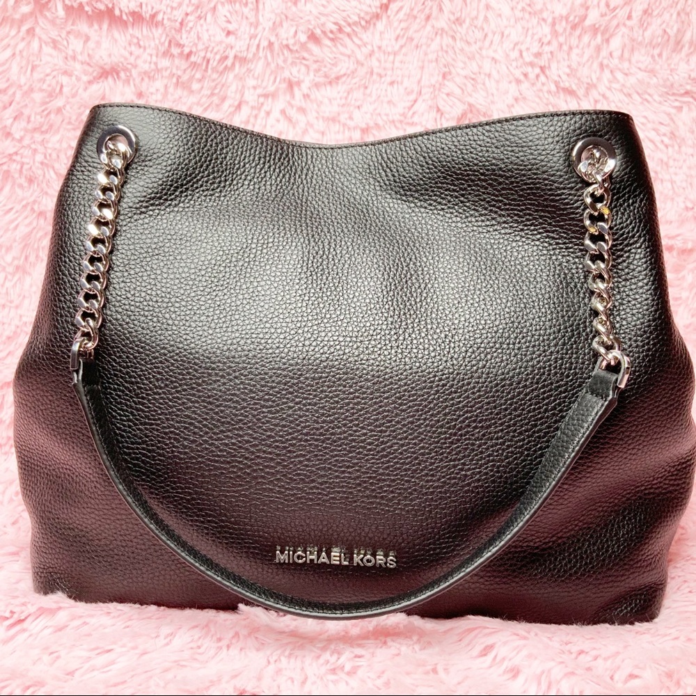 MICHAEL KORS JET SET LARGE CHAIN SHOULDER TOTE NWT